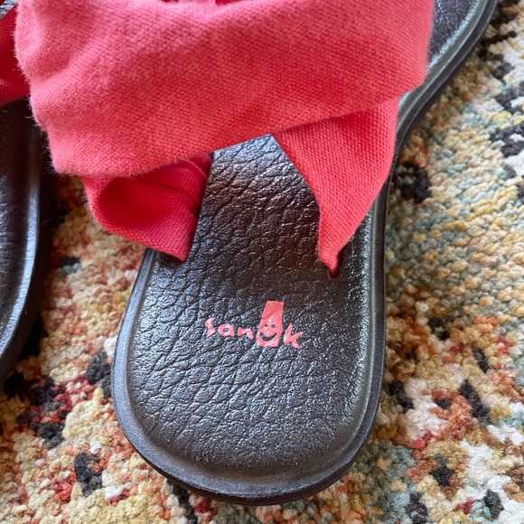 Coral Sanuk Yoga Sling Sandal - Picture 4 of 5